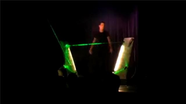 Лазерная магя (видео)